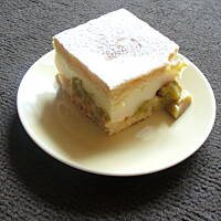 Ciasto z rabarbarem i budyniem