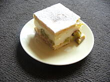 Fot. domi87, Ciasto z rabarbarem i budyniem