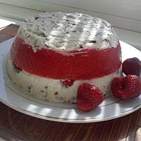 Wiosenna stracciatella z truskawkami 