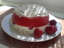 Fot. anika1230, Wiosenna stracciatella z truskawkami 