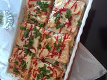 Fot. onlyred, Zapiekanka na chlebie tostowym