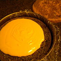 biszkopt makowy z masą krówkową wg Anes