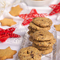 Ciasteczka zimowe czekoladowe