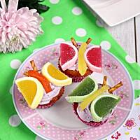 Babeczki galaretkowe motylki