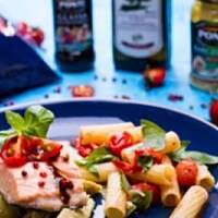 Pstrąg łososiowy na karczochach