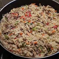 Ryż po chińsku z kurczakiem