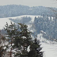 Bieszczady zimą 