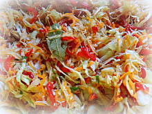 Fot. oczko, Sałatka z białej kapusty