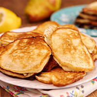 Placuszki jabłkowo-gruszkowe puszyste i delikatne