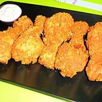 Pieczone panierowane pałki z kurczaka w maślance wg M&Ł