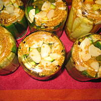 Cukinia z miodem i chilli 