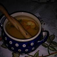 zupa krem z dyni z soczewicą