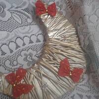 Świąteczne wyroby z papierowej wikliny