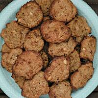 Ciasteczka orzechowo kawowe