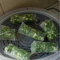 Sajgonki szpinakowe w papierze ryżowym na parze PROSTE I PYSZNE