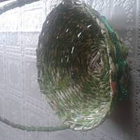 Wielkanocne wyroby z papierowej wikliny