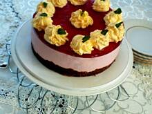 Fot. Olkka, Sernik malinowy na zimno