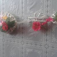 Wielkanocne wyroby z papierowej wikliny