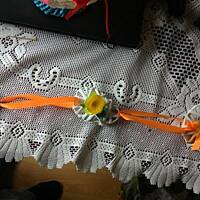 Wielkanocne wyroby z papierowej wikliny