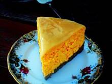 Fot. Olkka, Sernik dyniowy z polewą krówkową