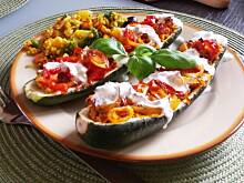 Fot. je7mima, Pomidorowa kasza jaglana zapiekana w cukinii