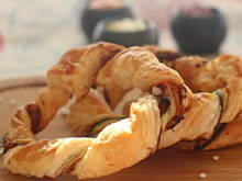 Fot. Kobi1704, Precle z cukinią i szynką parmeńską