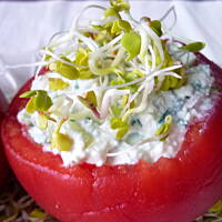 Pomidory faszerowane...zdrowiem!