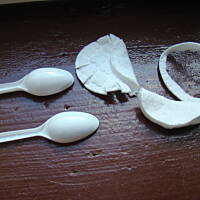 Mikołaje zawieszki z łyżeczki