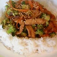 Orientalny kurczak z warzywami