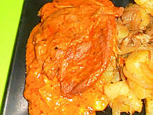 Fot. mariola2000, Szynka duszona w sosie keczupowym wg M&