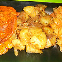 Szynka duszona w sosie keczupowym wg M&