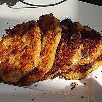 Placki z cukini i serka wiejskiego