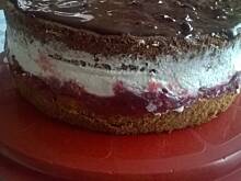 Fot. anika1230, Torcik śmietankowy przekładany śliwkami