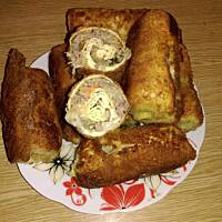 Krokiety z mięsem, kapustą i grzybami