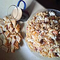 Makaron z serem białym 