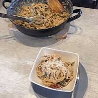 Kluski ze szpinakiem 