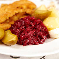 Buraczki tarte z wiśnią