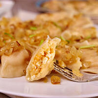 Pierogi ruskie z batatami