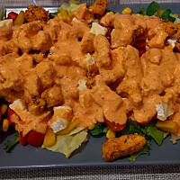 Sałatka z sosem tysiąca wysp wg M&Ł