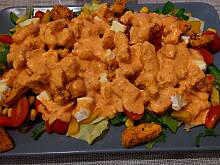 Fot. mariola2000, Sałatka z sosem tysiąca wysp wg M&Ł