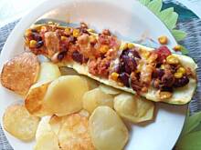 Fot. JuliettaPyszna, bakłażan z mięsem mielonym po meksykańsku
