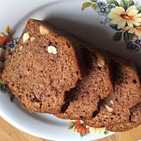 Chlebek bananowy z nutellą