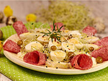 Fot. Wkn, Jajeczka na kiełkach pora