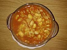 Fot. supermonica, Pomidorowa fasolówka z makaronem