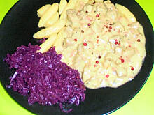 Fot. mariola2000, Duszona szynka z szynką w śmietanie wg M&Ł