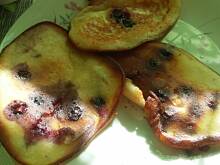 Fot. JuliettaPyszna, placuszki z borówkami