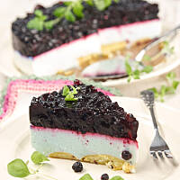 Błyskawiczny torcik jagodowy na zimno