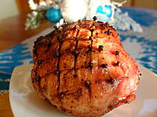 Fot. aggusia35, Świąteczna szynka glazurowana