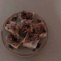 Sernik pychota z bezą kokosową