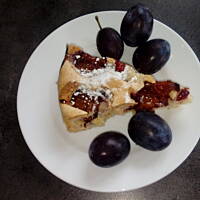 ciasto z węgierkami bez tłuszczu